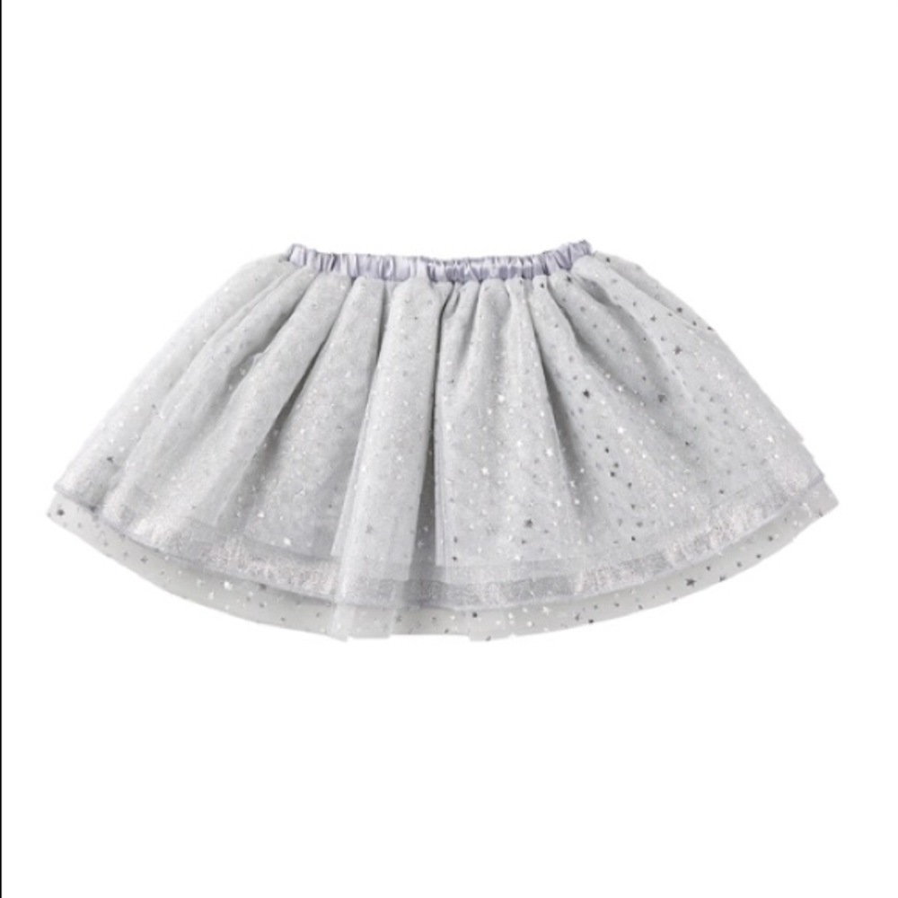 TUTU SKIRT - SILVER, 6-18 MONTHS